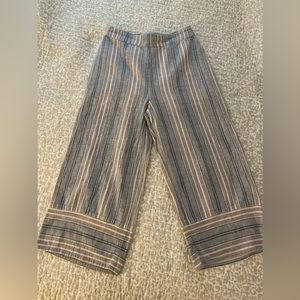 Jun & Ivy stripped linen pant